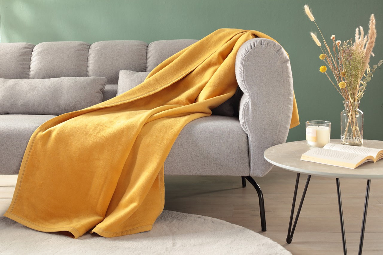 Biederlack Wohn- und Kuscheldecke antique "Cotton Sense" 150x200 cm