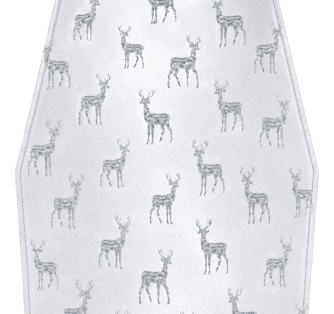 Sprügel Tischläufer Hirsche silber 40x180 cm Weihnachten (1 St vorh.)
