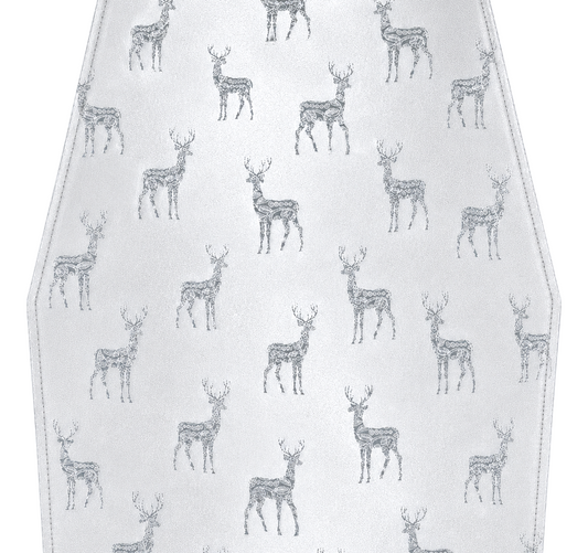 Sprügel Tischläufer Hirsche silber 40x180 cm Weihnachten (1 St vorh.)