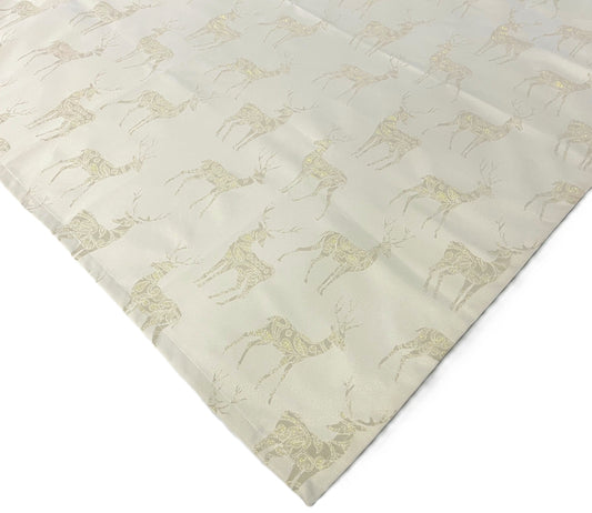 Sprügel Mitteldecke Hirsche gold 110x110 cm Weihnachten (1 St)