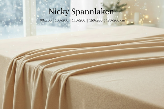 Nicky Spannlaken Beige winterlich