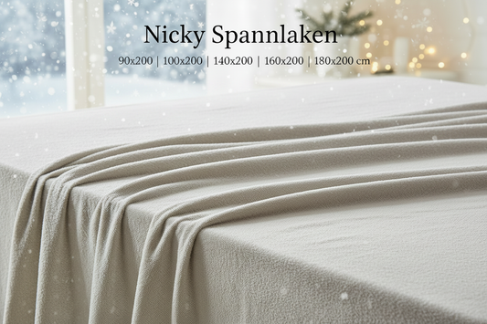 Nicky Spannlaken Platin winterlich