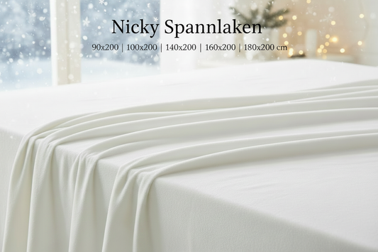 Nicky Spannlaken weiss winterlich