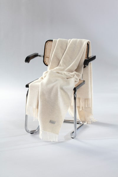Biederlack Kaschmir-Plaid , Marmor-Stone, 130x170cm