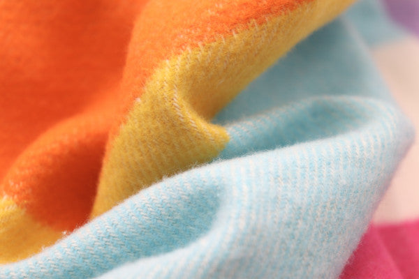 Biederlack Fransenplaid "Nizza Stripe", mehrfarbig, 130x170 cm