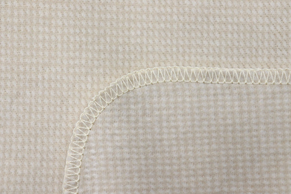 Biederlack Wohn- und Kuscheldecke oatmeal "Pearl" 150x200 100% Baumwolle