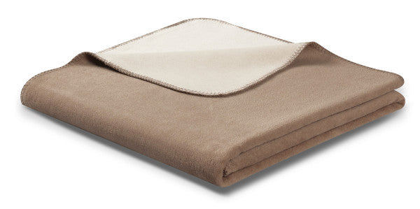 Biederlack Wohn- und Kuscheldecke"Double Face",palisade-feder, 150x200 cm