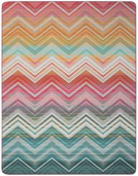 Biederlack Wohn- und Kuscheldecke"Riviera Mirage", mehrfarbig, 150x200 cm