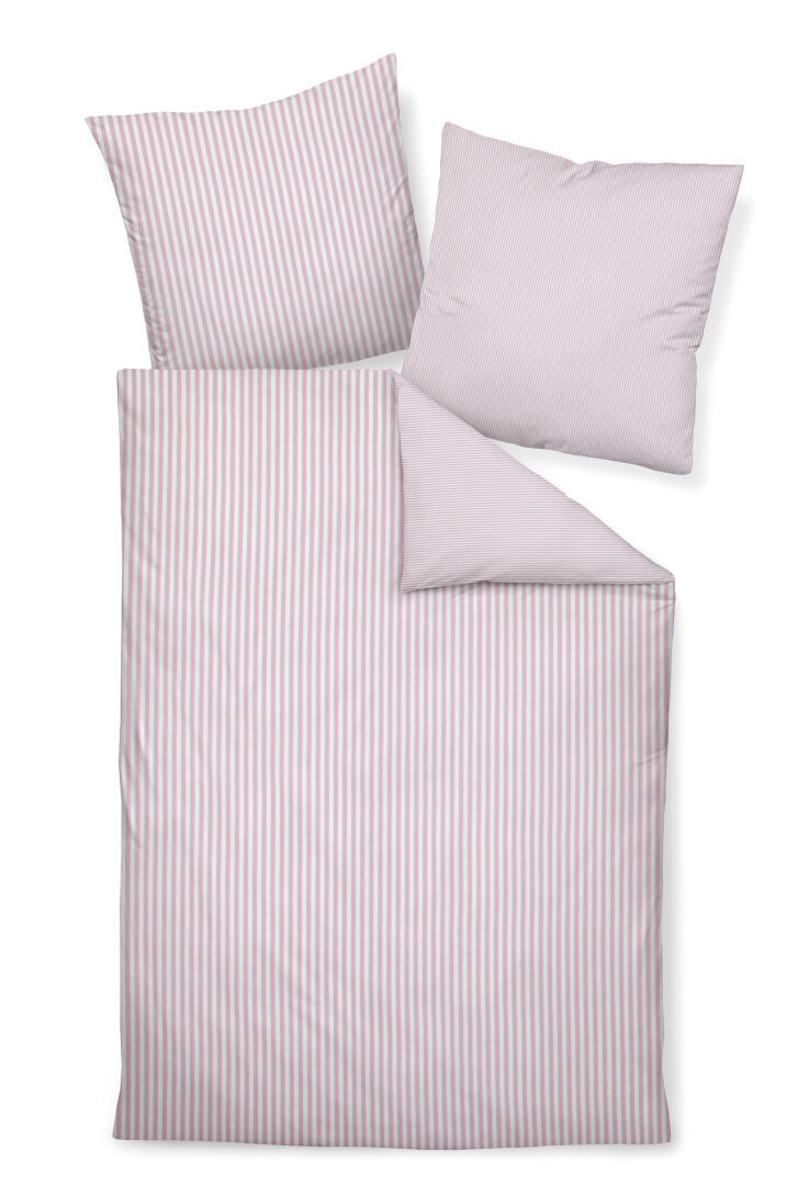 Janine Edelflanell Bettwäsche Chinchilla S 78060 kreiderosé