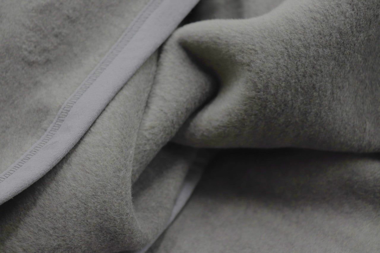 Biederlack Wohn- und Kuscheldecke schiefer "Cotton Sense" 150x200 cm