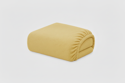 NICKY VELOUR FITTED SHEET 220g/m² Height 30 cm 330-05 vanilla