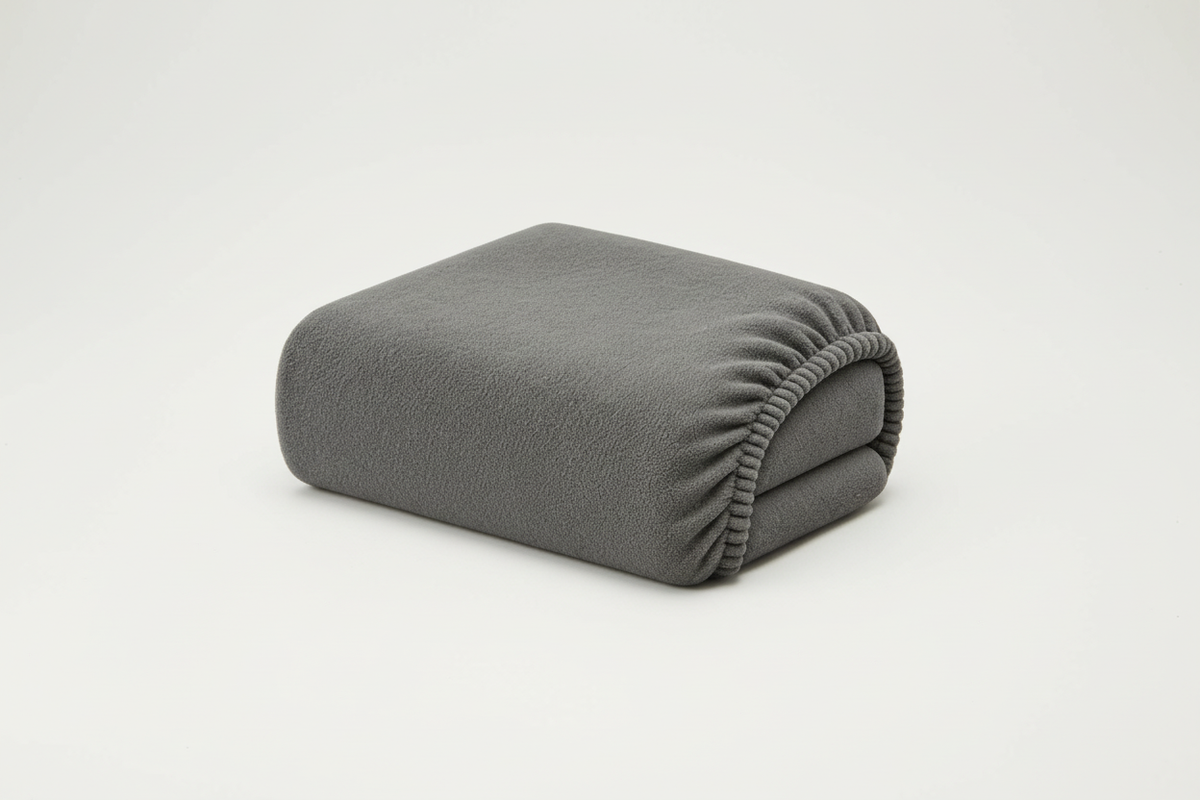 NICKY VELOUR Fitted Sheets and Pillowcases 220g/m² HEIGHT 25 cm 330-75 graphite