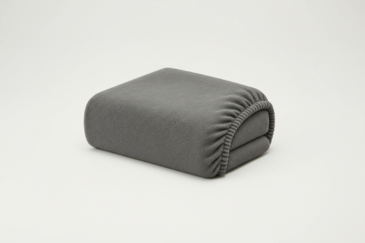 NICKY VELOUR Fitted Sheets and Pillowcases 220g/m² HEIGHT 25 cm 330-75 graphite