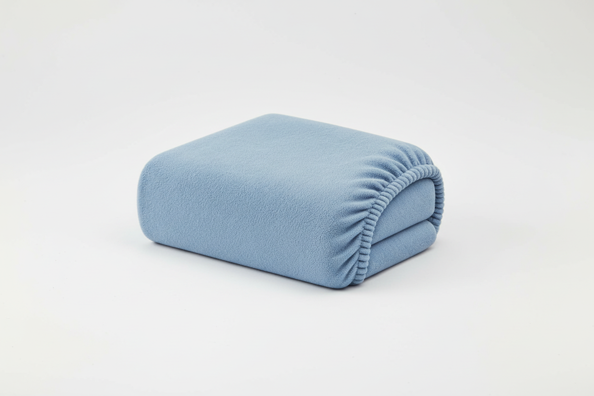 NICKY-VELOUR Fitted Sheet 220g/m² HEIGHT 25 cm 330-00-24 light blue