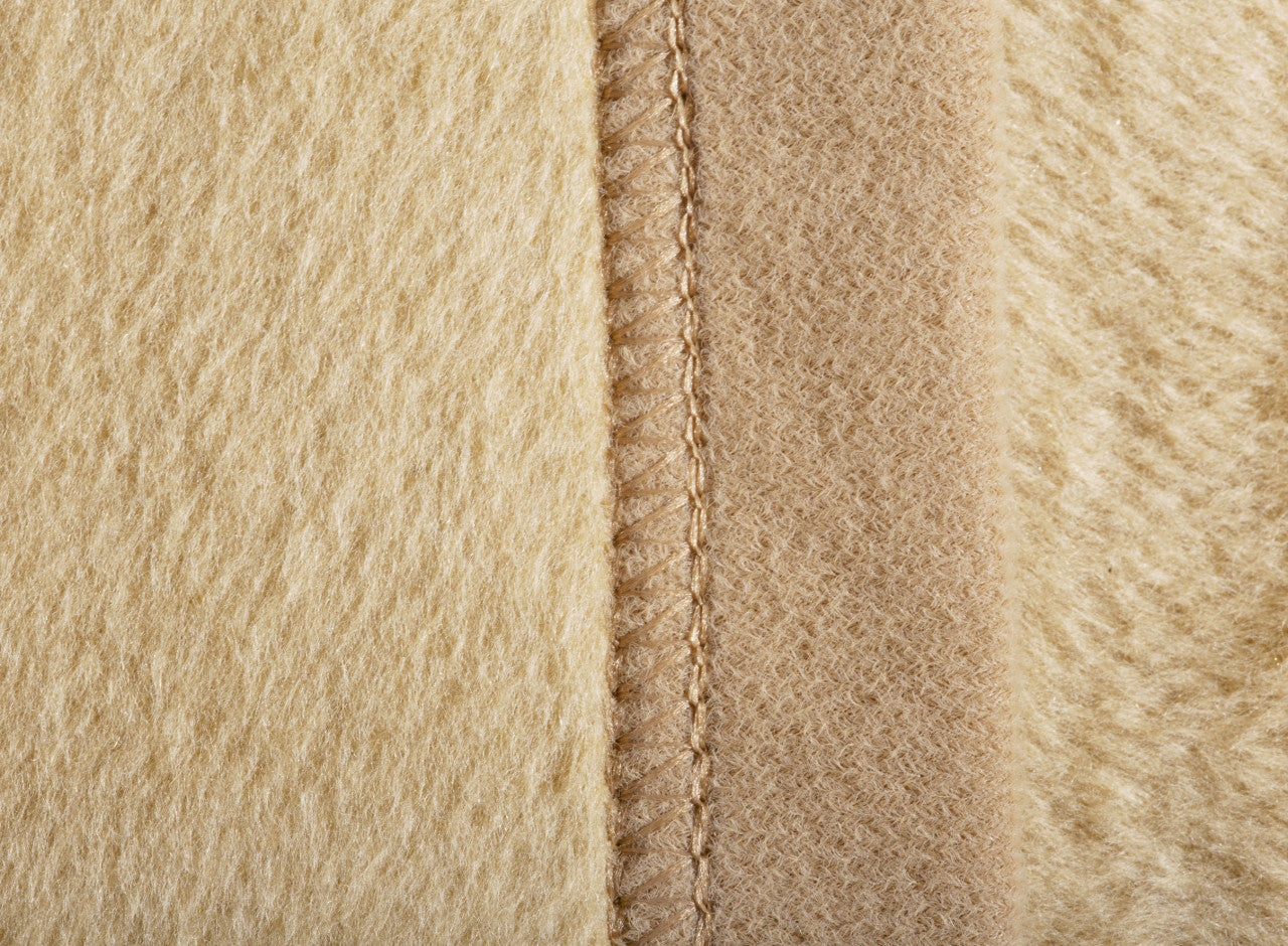 Biederlack Wohn- und Kuscheldecke beige "Cotton Sense"  150x200 cm