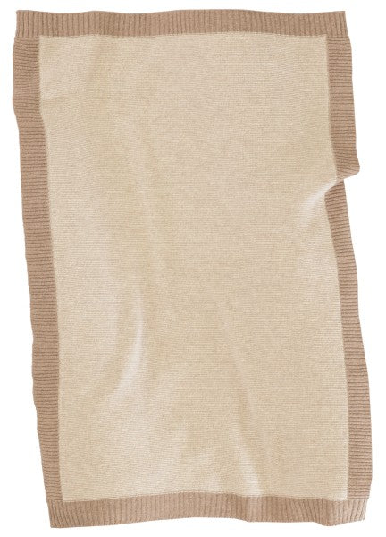Biederlack Babydecke "Wool Knit" Nature, 100% Wolle, 75x100 cm