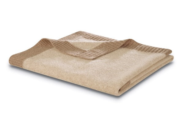 Biederlack Babydecke "Wool Knit" Nature, 100% Wolle, 75x100 cm